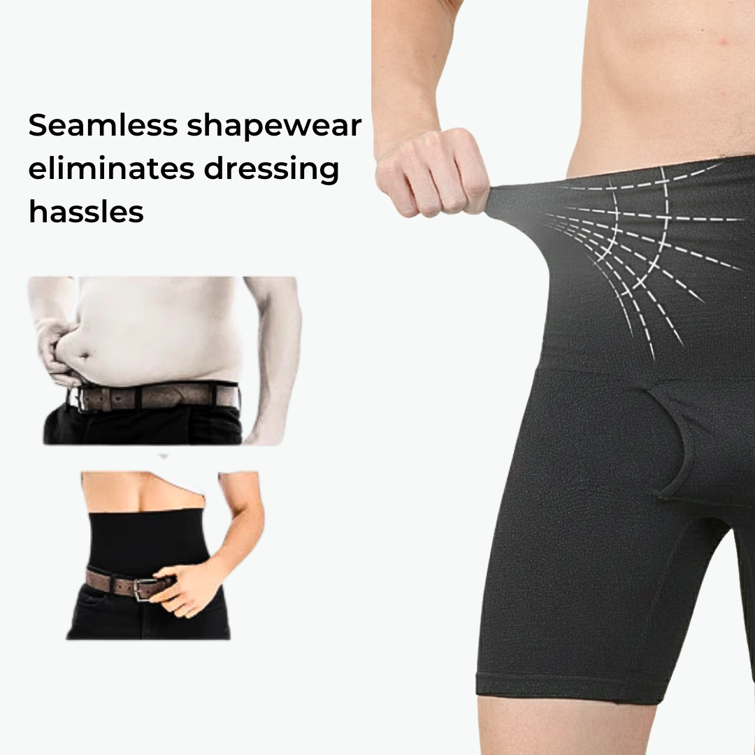Men's High-Compression Body Shaper Shorts