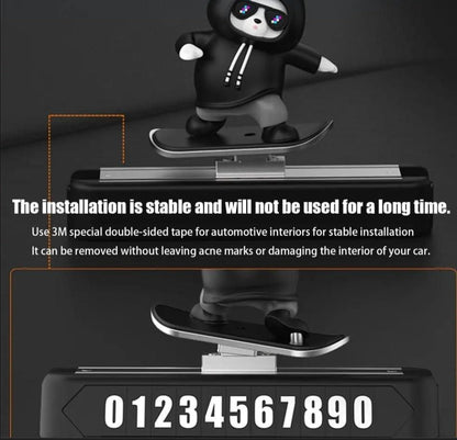 Sliding Panda - Dynamic Motion Car Dash Accessory |🔥FLAT 50% SAVING🔥