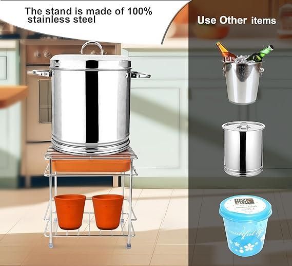 Heavy Steel Matka Stand with Free Tray