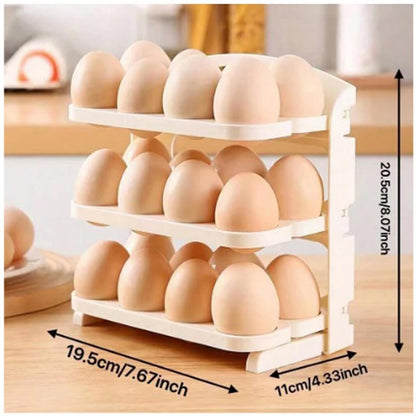 3 Layer Flip Egg Rack |🔥FLAT 50% OFF SALE🔥