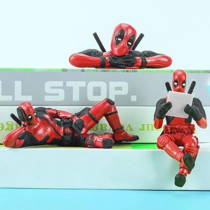Deadpool Car Decor Figurines - 3 pc Combo Set | 🔥FLAT 50% SAVING🔥